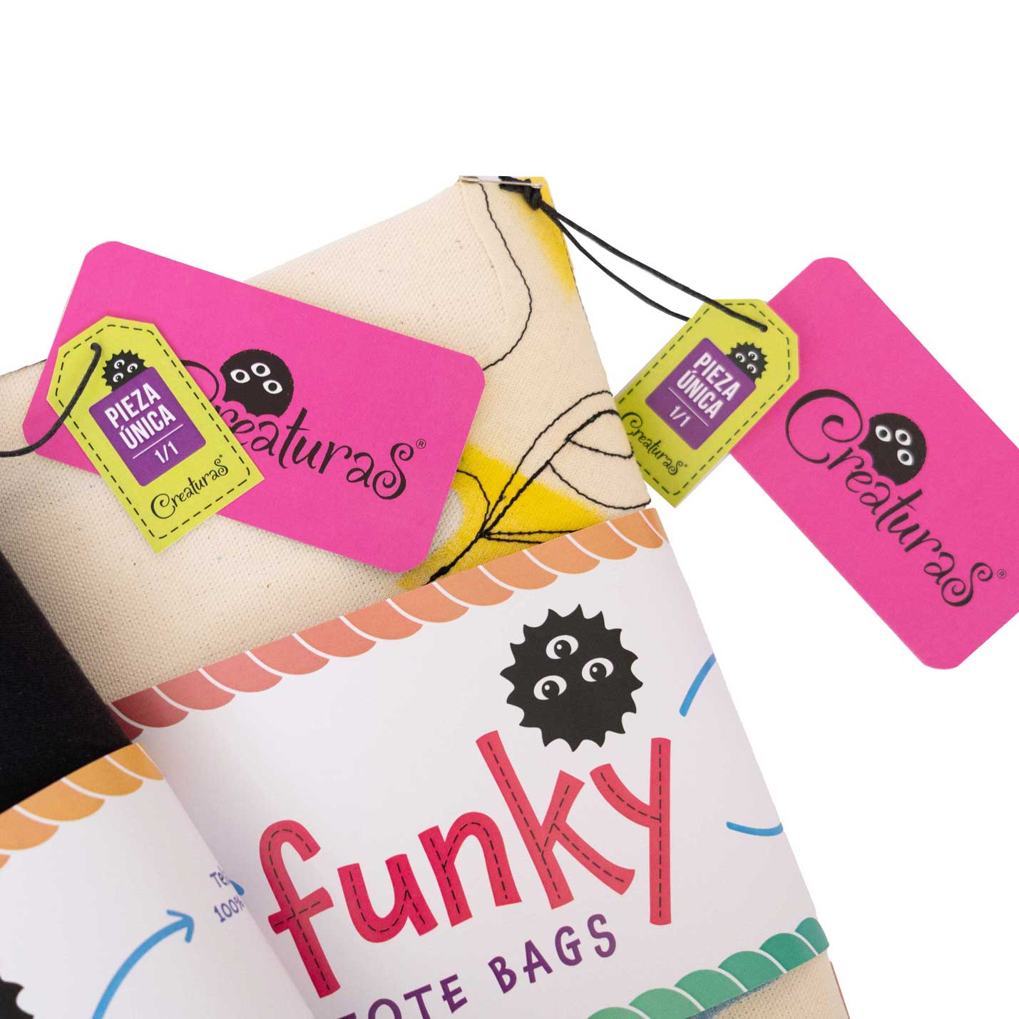 Funky Tote Bag pecesitos #3